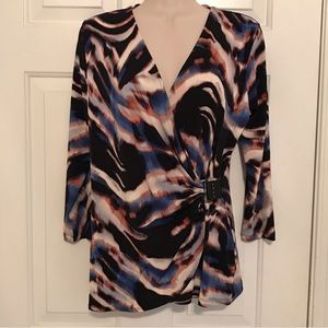 Calvin Klein celestial wrap top